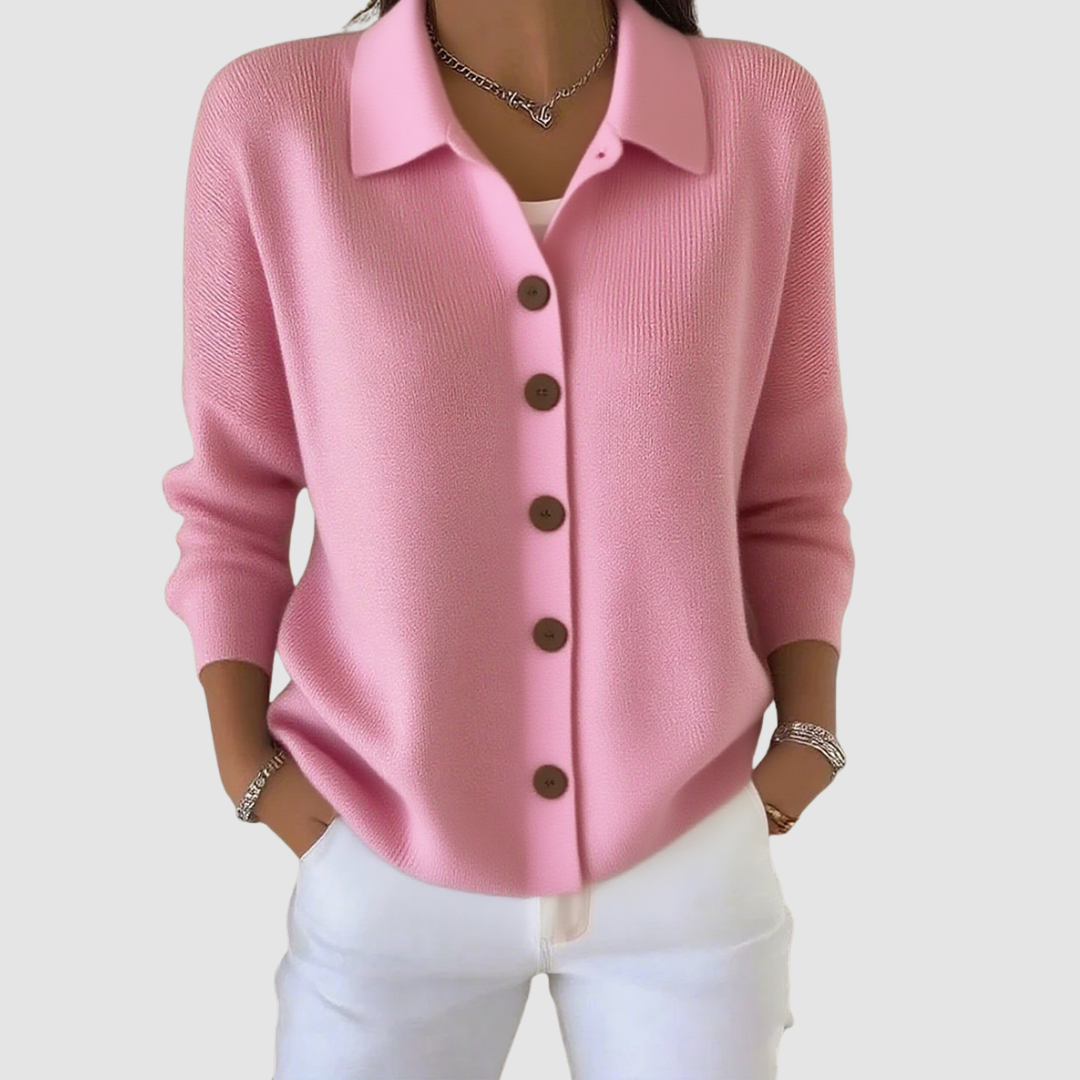 Riah™ | Strikket cardigan med knapper