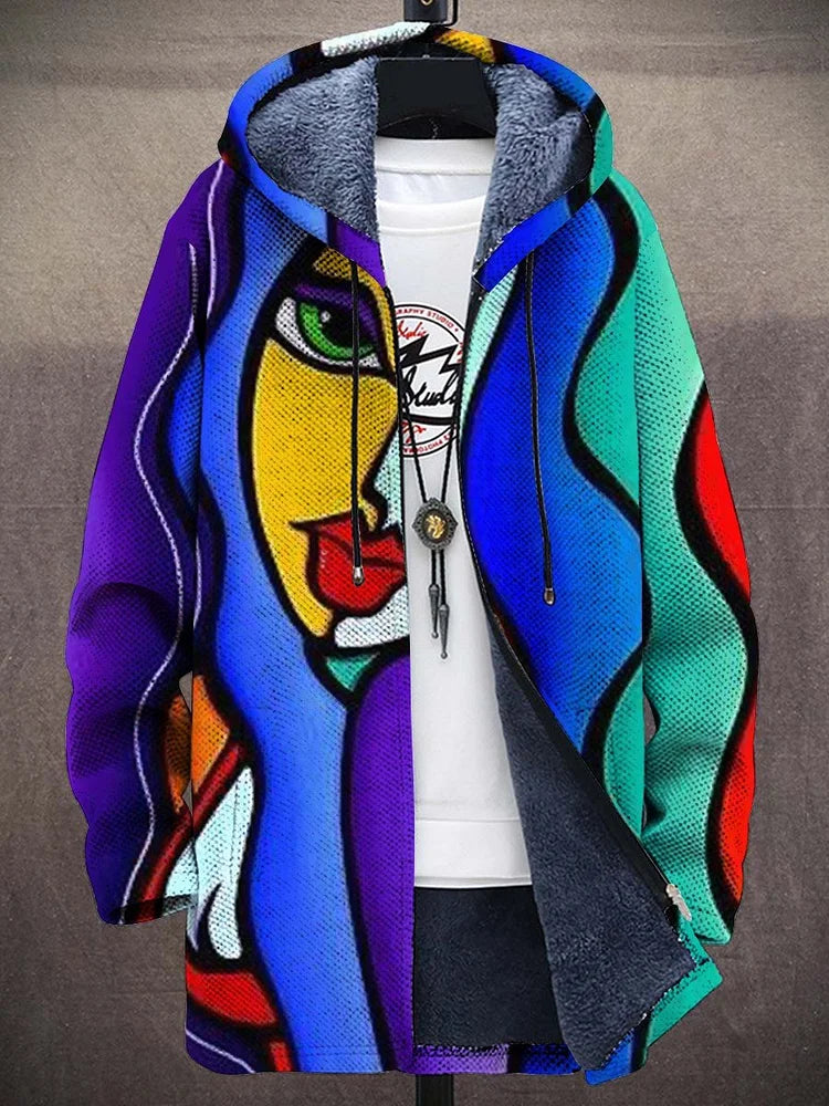 Allira™ | Luksuriøs cardigan med kunstnerisk inspiration