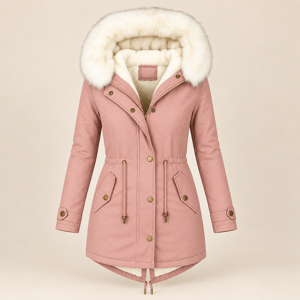 Albane | Elegant, lang vinterparka