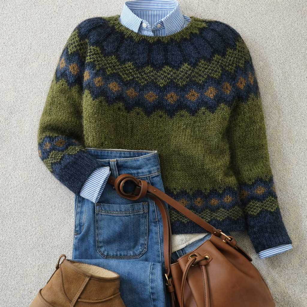 Jessica™ | Nordisk heritage-striksweater