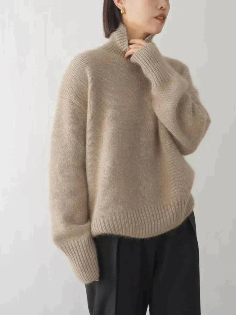 Selene – Rullekravesweater i uld