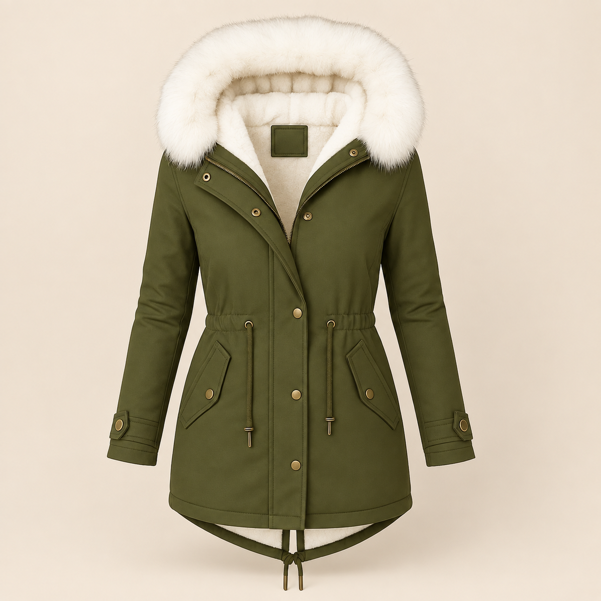 Albane | Elegant, lang vinterparka