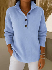 Florence™ | Polo-pullover med V-udskæring