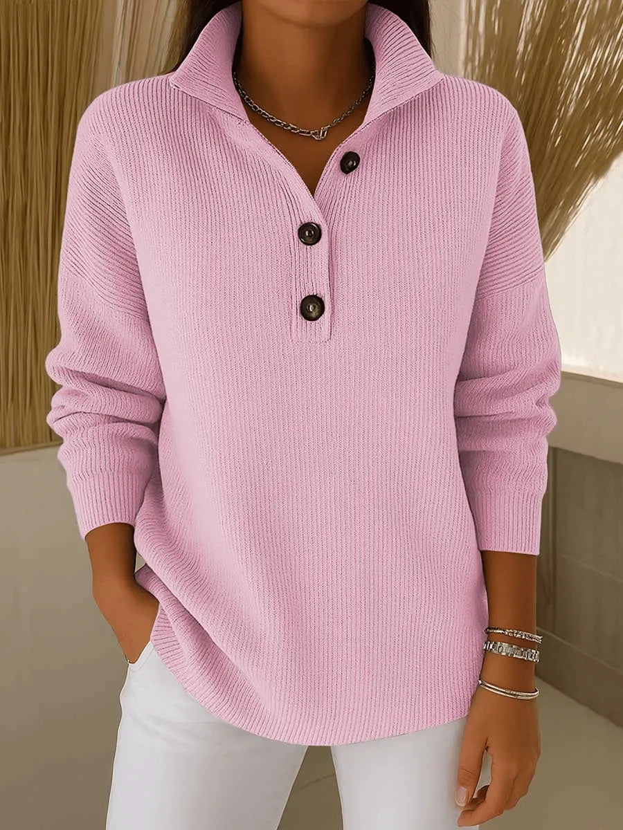 Florence™ | Polo-pullover med V-udskæring