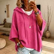 Zoe | Ponchosweater med hætte og løs pasform