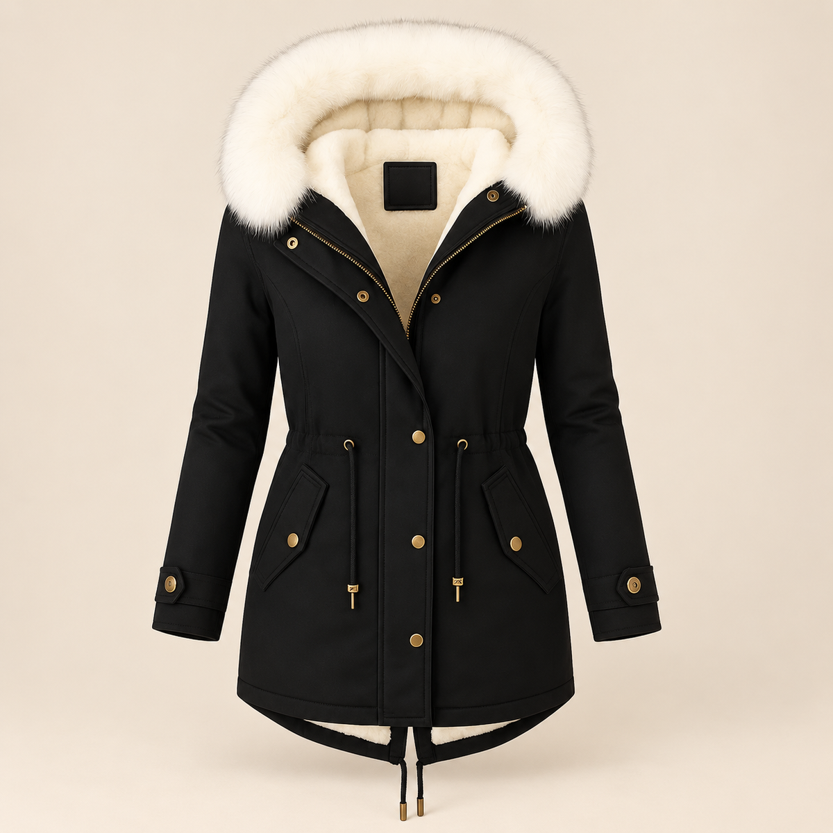 Albane | Elegant, lang vinterparka