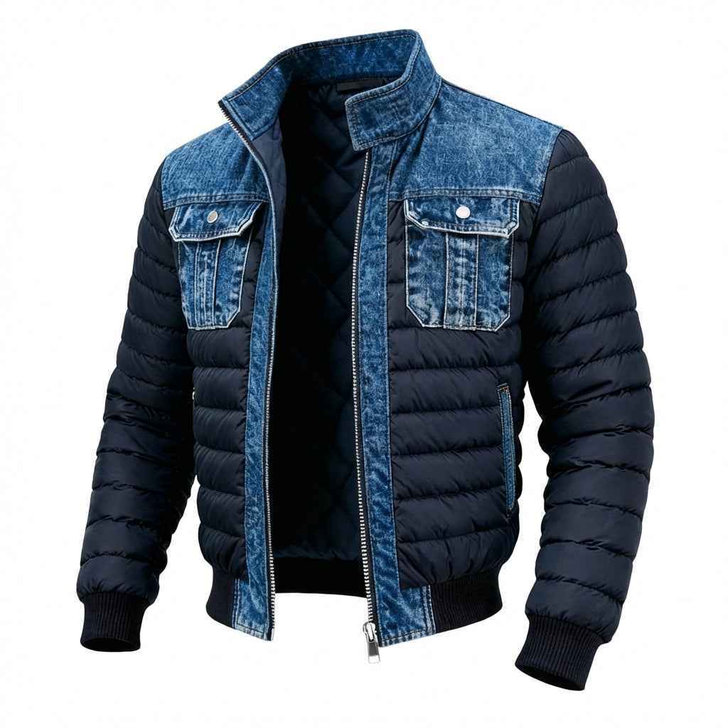 Norbert – Klassisk quiltet denimjakke