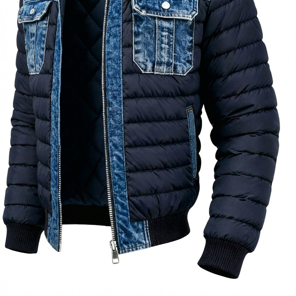Norbert – Klassisk quiltet denimjakke