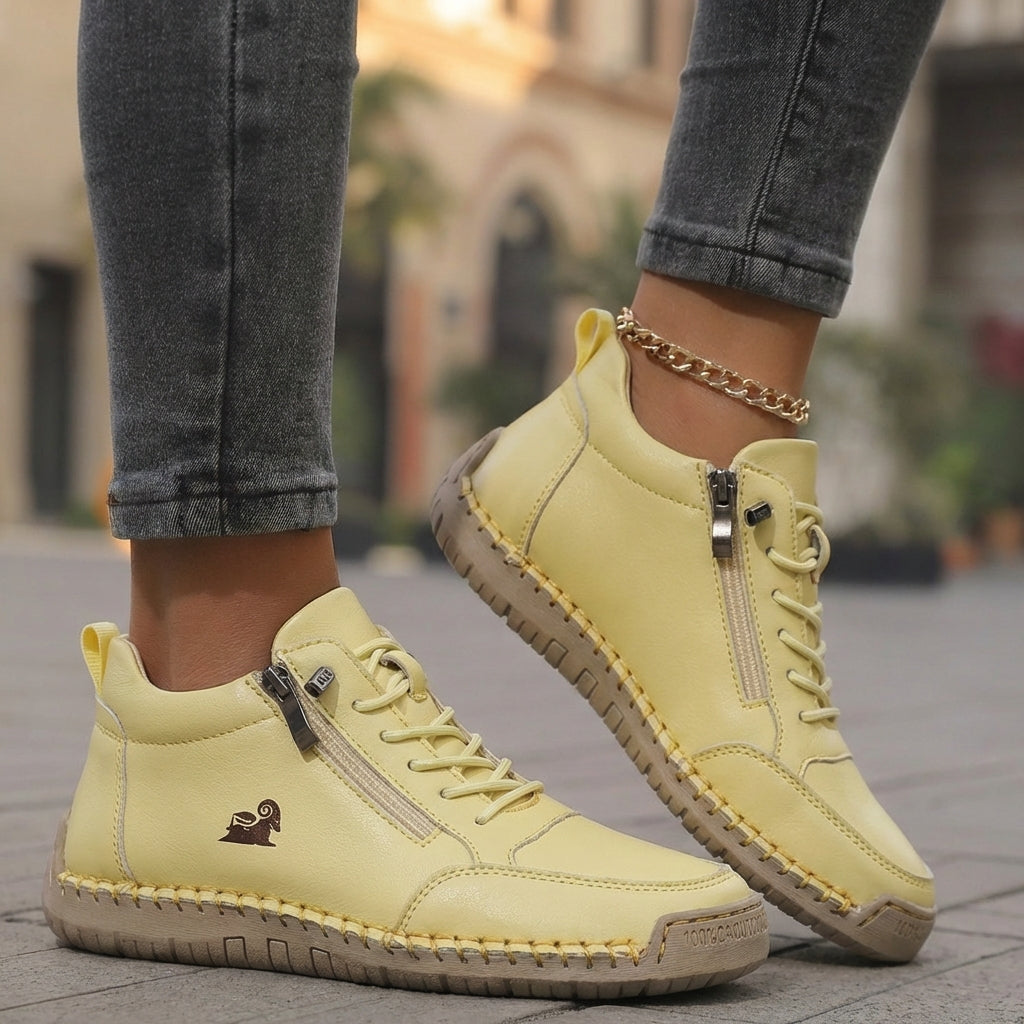 Mila™ – Komfortable ortopædiske sneakers med lynlås